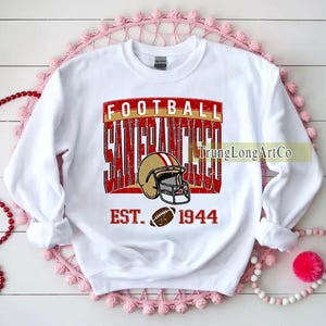 Vintage San Francisco Football Sweatshirt,San Francisco football shirt,San Francisco Football Fan Tee,San Francisco t-shirt,Game Day apparel