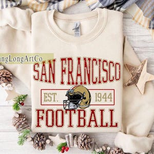 San Francisco Football Sweats,San Francisco Game Day Shirt,San Francisco Shirt,Sunday Football Shirt,Trendy San Francisco Football Fan Shirt