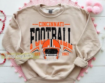Vintage Cincinnati Football Sweatshirt, Cincinnati football shirt, Cincinnati Football Fan Tee, Cincinnati t-shirt, Game Day apparel