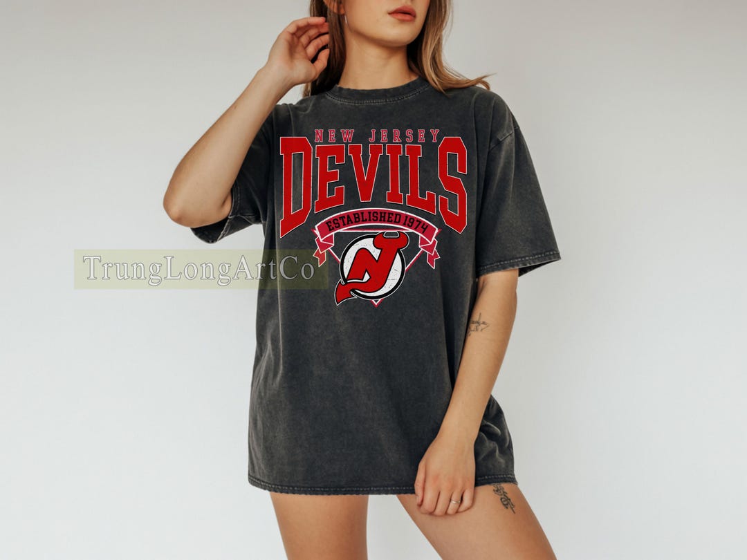 Comfort Colors® New Jersey Devils Hockey T-shirt, Game Day Devils