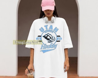 Vintage Utah Mammoth Ice Hockey Crewneck Sweatshirt, Custom Hockey Sweatshirt, Gifts for utah fans , Unisex , Tee ,Trending