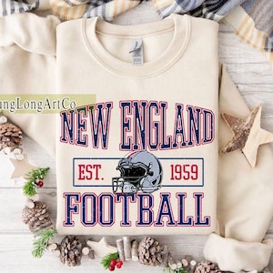 New England Football Sweatshirt,New England Game Day Shirt,New England Shirt,Sunday Football Shirt,Trendy New England Football Fan Shirt