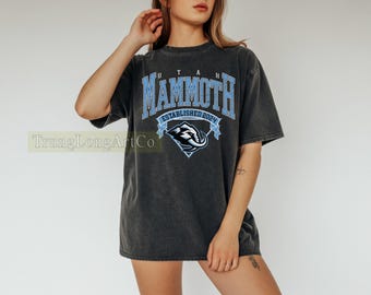Comfort Colors® Utah Mammoth Hockey T-Shirt, Game Day Mammoth Shirt, Soft Vintage Hockey T-Shirt
