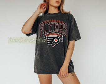 Comfort Colors® Philadelphia Flyers Hockey T-Shirt, Game Day Flyers Shirt, Soft Vintage Hockey T-Shirt