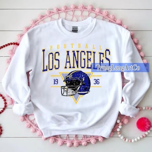 Vintage Los Angeles Football Sweatshirt, Los Angeles football shirt, Los Angeles Football Fan Tee, Los Angeles t-shirt, Game Day apparel