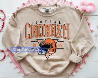 Vintage Cincinnati Football Sweatshirt, Cincinnati football shirt, Cincinnati Football Fan Tee, Cincinnati t-shirt, Game Day apparel