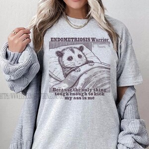 Endometriosis t-shirt/Sweatshirt | endometriosis awareness | pmdd | rare disease | hidden disability | invisible illness | flare day. image 4