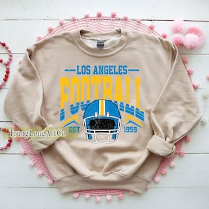 Vintage Los Angeles Football Sweatshirt, Los Angeles football shirt, Los Angeles Football Fan Tee, Los Angeles t-shirt, Game Day apparel