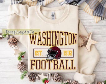 Washington Football Sweatshirt,Washington Game Day Shirt,Washington Shirt,Sunday Football Shirt,Trendy Washington Football Fan Shirt