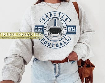 Seattle Football Sweatshirt,Seattle Game Day Shirt,Seattle Shirt,Sunday Football Shirt,Trendy Seattle Football Fan Shirt