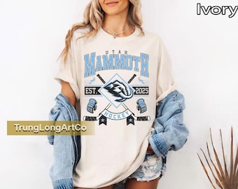 Comfort Colors® Utah Mammoth Hockey T-Shirt, Game Day Mammoth Shirt, Soft Vintage Hockey T-Shirt
