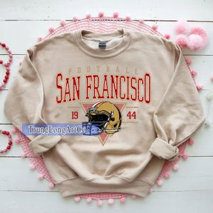 Vintage San Francisco Football Sweatshirt,San Francisco football shirt,San Francisco Football Fan Tee,San Francisco t-shirt,Game Day apparel