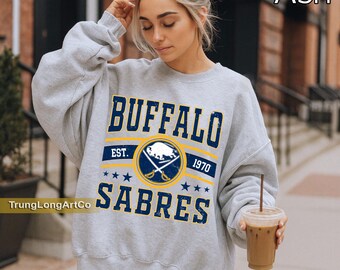 ビンテージ バッファロー セイバーズ NHL グラフィック スペルアウト 