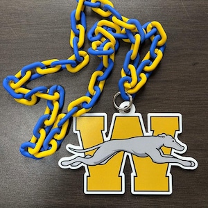 Custom Sports Logo Turnover Chain: Personalized Fan Gift, logo necklace