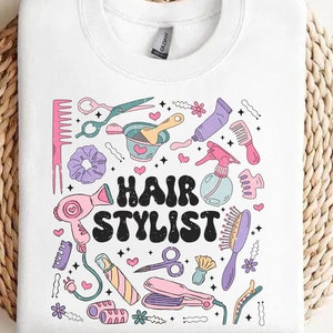 Hair Stylist Png, Hairdresser Png, Salon Tools Png, Hairstylist Gift Png, Barber Shop Png, Hair Salon Png, Cosmetology Png, Digital Download