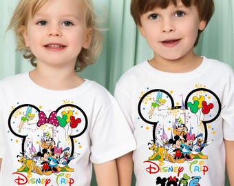 Family Trip to Dis-nei 2026 PNG Designs, Matching Mouse and Friends Family Vacation 2026 Png, Digital Download