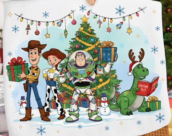 Toy Story Png, Christmas Characters png, Retro Christmas png, Toy Family Squad Png, Toy Story Png Digital Download, Christmas Kids Png