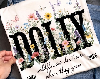 Wildflowers Dont Care Where They Grow PNG, Country Music Wildflower Sublimation, Vintage Western Floral Shirt PNG