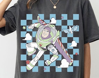 Cartoon Space Hero Png, Flying Astronaut Sublimation, Retro Checkerboard Shirt Design, Colorful Space Theme Png, Kids Outer Space Png