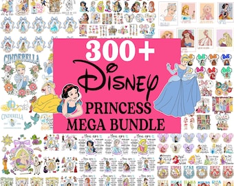 300+ Fairytale Princess SVG Bundle, Huge Royal Castle Clipart Pack, Magic Queen Cutting Files For Ultimate Girls Merch DIY