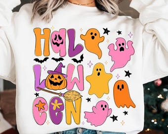 Pastell Halloween Geist Png, Buntes Halloween Png, Gruselige Beschriftung Png, Gruselige Saison Png, Girly Gruseliges Png, Lustiger Geist Png