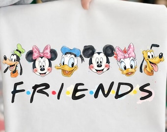 Mouse and Friends Png, Best Friends Png, Friends On The Line Png, Family Vacation 2026 PNG, Digital Download