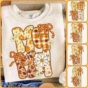 Fall Mama Png Bundle, Autumn Mom Sublimation, Pumpkin Floral Mama Png, Retro Fall Mom Png, Thanksgiving Shirt Design, Gigi, Nana, Mini, Mimi