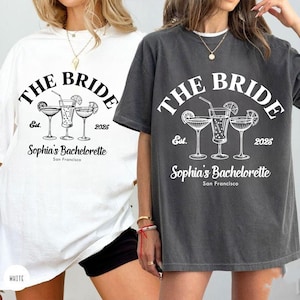 Custom Name Bride Svg, Bachelorette Trip Shirt Svg, Cocktail Glass Bridal Design, Wedding Party Svg, Editable Bride Graphic For Sublimation