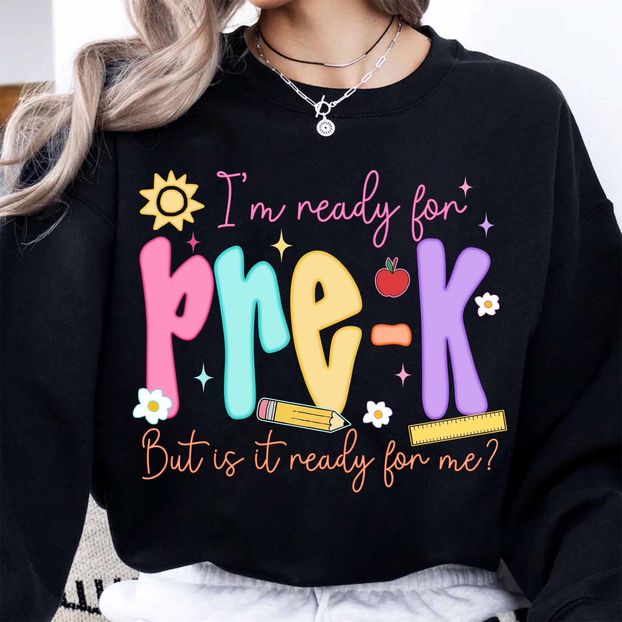 Back to School Png Bundle, I'm Ready for Pre-k to Fourth Grade Png ...
