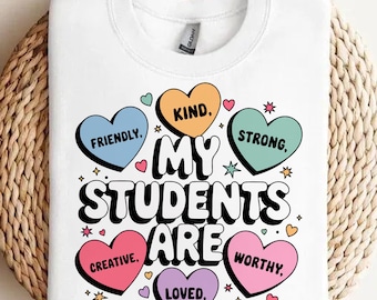 My Student Are Valentine Png, Candy Valentine Png, Heart Candy Png, Positive Affirmations Candy Hearts Png, Teacher Valentines Day Png