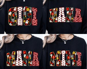 Halloween Family Mama Png Bundle, Spooky Grandma Mama Mimi Gigi Png, Ghost Floral Letter Fall Png, Leopard Fall Mama Png Digital