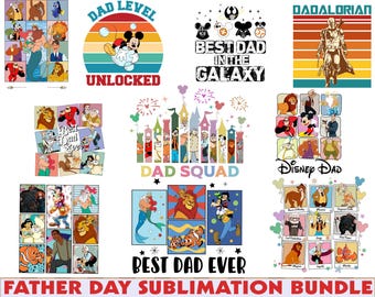 Father's Day Png Bundle, Cartoon Characters, Dad Squad Png, Happy Father's Day Png, Family Trip Png, Family Vacation Png, Best Dad Ever Png