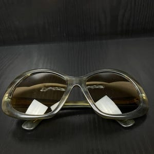 Rodenstock PISA 125 Alga Vintage Sunglasses 90s Oversized Gray Frame