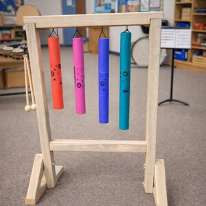 Wooden Boom Whacker Frame - Early Years, Sensory, Childminders, Preschools