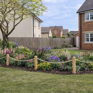 Wooden Decorative Posts for 1 Strand of Rope - Various Sizes - PRICE REDUCTION