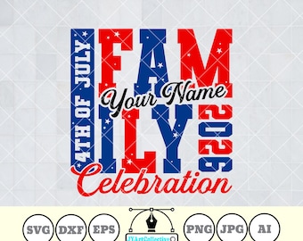 4 juillet famille 2026 SVG PNG : célébration de la fête de l'indépendance, chemises patriotiques (téléchargement numérique)