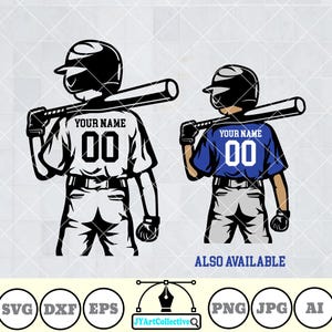 Colored Layer | Baseball Kid Svg | Baseball Boy Svg | Baseball Player Svg | Baseball Team | Baseball Stencil | Baseball Shirt | Png Dxf Eps