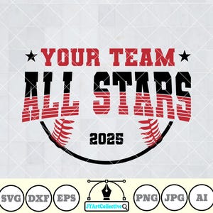 Allstars Baseball Svg | All Stars Svg | Baseball Template | Allstars Game Svg | Allstars Template | Baseball Mom Svg | Baseball Shirt | Png