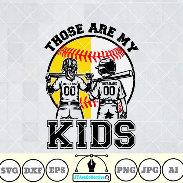 Softball Baseball Spieler SVG PNG Clipart (Instant Download)