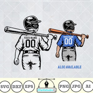 Baseball Svg | Colored Layer | Baseball Kid Svg | Baseball Player Svg | Baseball Name | Baseball Stencil | Baseball Shirt | Png Dxf Eps