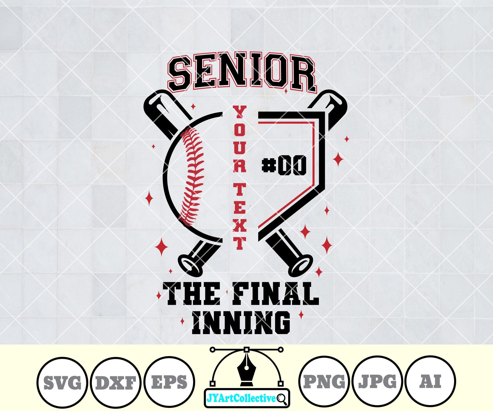 Senior Baseball SVG | the Final Inning, Baseball Mom Design (digital ...