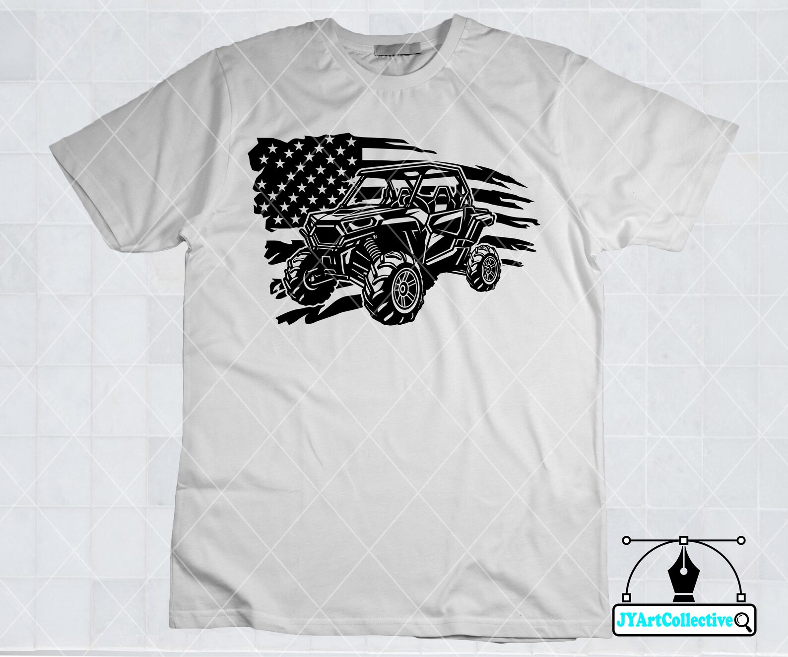 USA Flag ATV SVG | Offroad Vehicle Clipart (digital Files) - Etsy