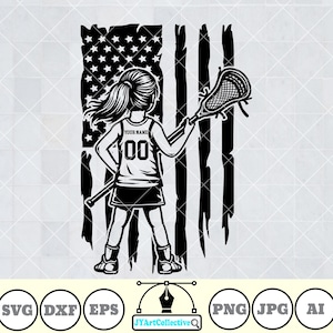 Lacrosse Kid Svg | Lacrosse Player Svg | Lacrosse Girl Svg | Lacrosse Svg | Lacrosse Team | Lacrosse Clipart | Lacrosse Shirt | Png Dxf Eps