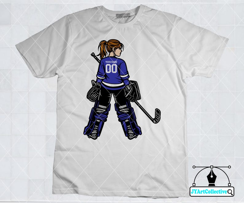 Goalie Girl SVG | Hockey Mom Cut File (png, Dxf, Eps) - Etsy