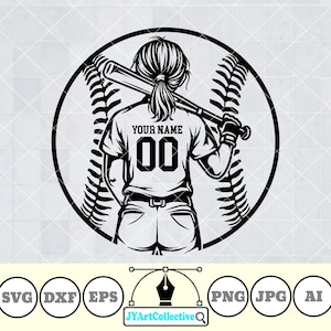 Softball Girl Svg | Softball Svg | Softball Player Svg | Softball Mom Svg | Softball Team  | Softball Clipart | Softball Mom Shirt | Png Dxf