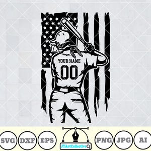 US Softball Player Svg | Softball Svg | Softball Mom Svg | Softball Team  | Softball Player Clipart | Softball Mom Shirt | Png Dxf Eps Ai