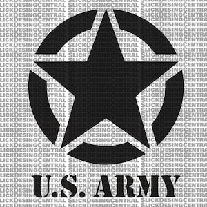 US Army SVG PNG Dxf Military Emblem American Soldier Patriotic Clipart Digital Download for Cricut Silhouette Sublimation Vinyl