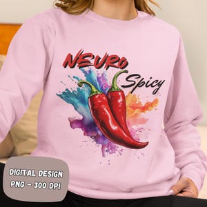 Neuro Spicy - PNG - 300 DPI