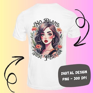 Pas de plans, juste des plantes - PNG - 300 DPI