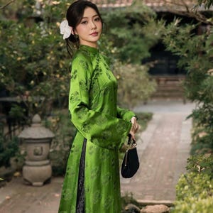 Silk Ao Dai- Áo Dài Lụa Tơ Tằm Hà Đông - Quần Lụa Tơ Tằm Hà Đông